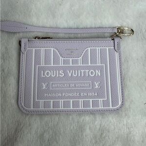 Louis Vuitton Neverfull BB zip pouch Light Purple or lilac Wristlet